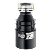 space-saving Badger 5 model garbage disposal